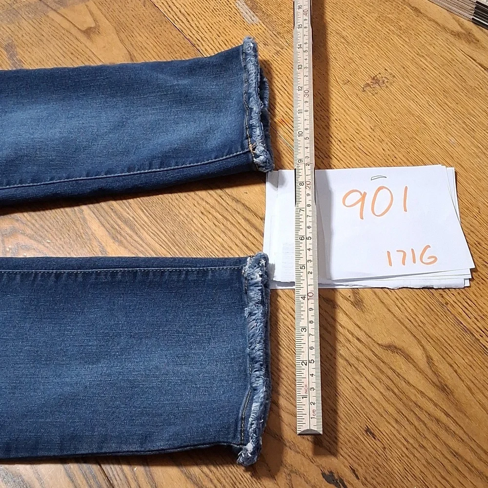 DEMOCRACY Jeans Womens 2 BLUE Preowned Denim AB TECHNOLOGY Used - Picture 2 of 6